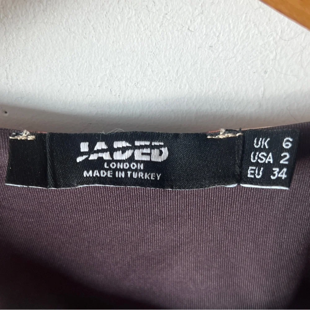 Jaded London Top The Illusive Cutouts Cropped and Cut - Picture 3 of 4